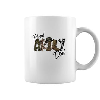 Proud Army Dad For Hero Military Dad Coffee Mug - Seseable
