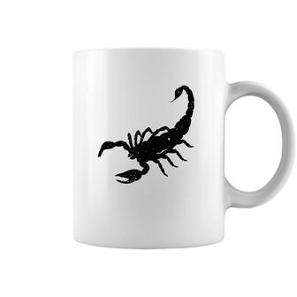 Scorpion Animal Distressed Vintage Look Silhouette Scorpio Coffee Mug | Mazezy