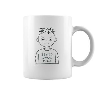 Sends Dck Pics Funny Saying Coffee Mug | Mazezy UK