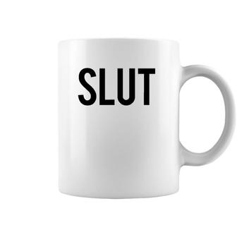 Slutword Only Black Condensed Coffee Mug | Mazezy
