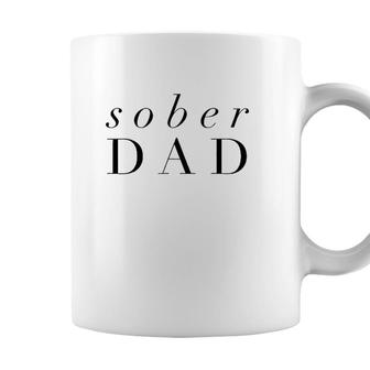 Sober Dad Fathers Day - Alcoholic Clean And Sober Coffee Mug - Seseable