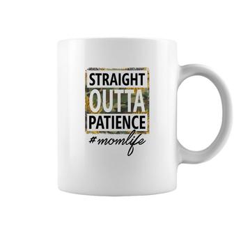 Straight Outta Patience Momlife Vintage Mothers Day Coffee Mug - Seseable