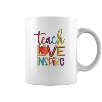 Students Are Inspired By The Teachers Teaching And Love Coffee Mug - Seseable