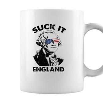 Suck It England Washington 4Th Of July Usa Flag Sunglasses Coffee Mug - Seseable