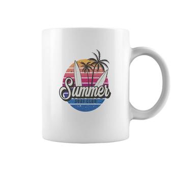 Summer Surf Club Gift For Surfing Lover Coffee Mug - Seseable