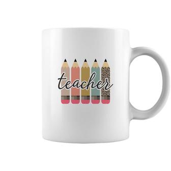 Teacher Pencil Gift Show Respect To Teacher Coffee Mug - Seseable