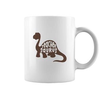 Teacher Saurus Dinosaur Great Art Graphic Coffee Mug - Seseable