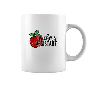 Teachers Assistant Apple Design For Teacher Coffee Mug - Seseable