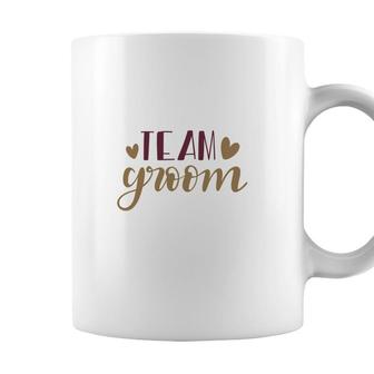 Team Groom Bachelor Party Vintage Style Coffee Mug - Seseable