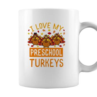 Thanksgiving Turkey Preschool Teacher Student School Gift Coffee Mug - Seseable
