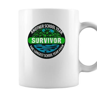 The Longest School Year Ever Another School Year Survivor Summer Teacher Ver2 Coffee Mug - Seseable