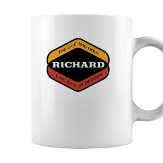 The One And Only Richard Personalized First Name Tee Coffee Mug | Seseable UK