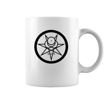 Thelema Mark Of The Beast Crowley 666 Occult Esoteric Magick Coffee Mug | Mazezy