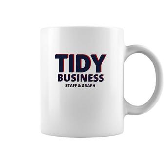 Tidy Business Staff And Graph Coffee Mug | Mazezy