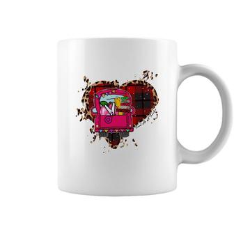 Tired As A Teacher Love Heart Decor Coffee Mug - Seseable