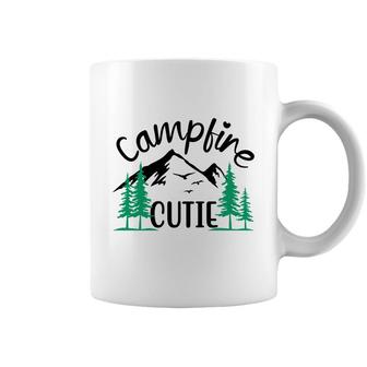 Travel Lover Has Camp With Campfire Cutie In Their Exploration Coffee Mug - Seseable