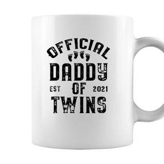 Twin Dad 2021 Funny New Daddy Of Twins Fathers Day Gift Coffee Mug - Seseable