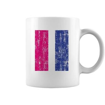 Vintage Bisexual Pride Flag Bi Men Women Coffee Mug | Mazezy