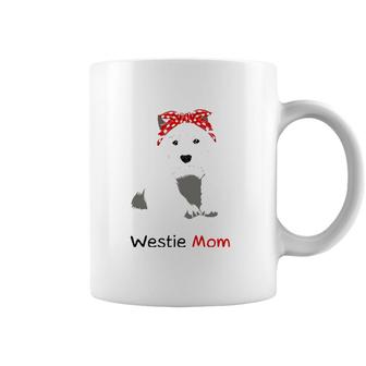Westie Mom Dog Bandana Pet Lover Gift Womens Westie Coffee Mug | Mazezy