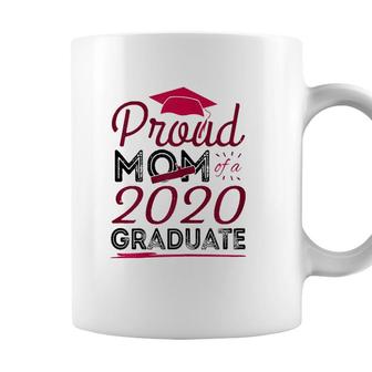 Womens Proud Mom Of A 2020 Graduate - Cute Gift Coffee Mug - Seseable