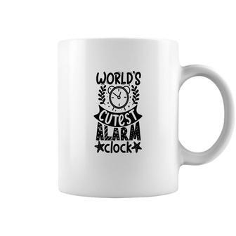Worlds Cutest Alarm Clock Awesome Baby Design Coffee Mug - Seseable