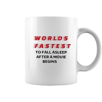 Worlds Fastest To Fall Asleep After A Begins 2022 Trend Coffee Mug - Seseable
