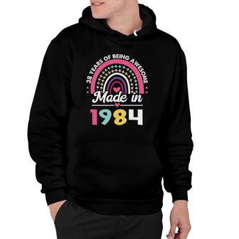 38 Years Old Gifts 38Th Birthday Born In 1984 Women Girls Hoodie - Seseable
