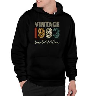 39 Years Old Gifts Vintage 1983 Limited Edition 39Th Birthday Hoodie | Mazezy