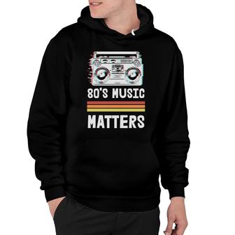 80S 90S Styles 80S Music Matters Radio Great Hoodie - Seseable