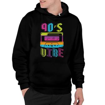 90S Vibe Colorful Mixtape For 80S 90S Music Retro Hoodie - Seseable