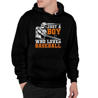 American Sport Fan Batter Baseball Player Boys Baseball Hoodie | Mazezy