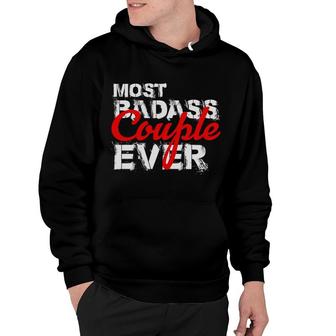 Badass Couple Valentines Day Gift For Love Hoodie - Monsterry