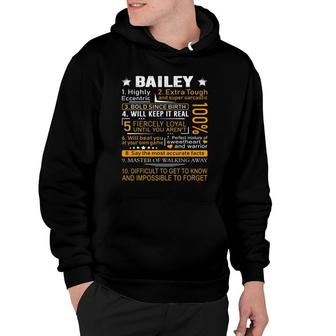 Bailey Name Gift Bailey Bailey Surname Hoodie - Thegiftio UK