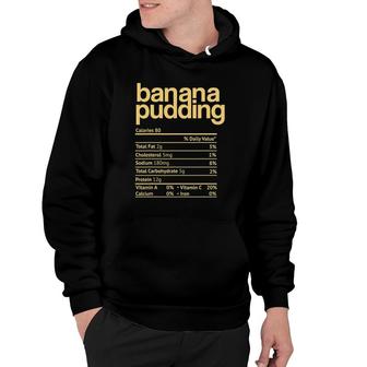Banana Pudding Nutrition Facts Funny Thanksgiving Christmas Hoodie - Seseable