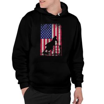 Barrel Racing 4Th July Independence Day Patriotic Gift Hoodie - Seseable