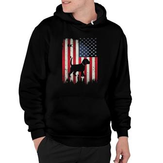 Beagle Dog Usa American Flag 4Th Of July Patriotic Gift Hoodie - Seseable