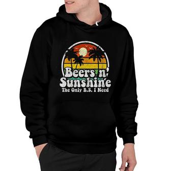 Beers Sunshine The Only I Need Enjoyable Gift 2022 Hoodie - Thegiftio