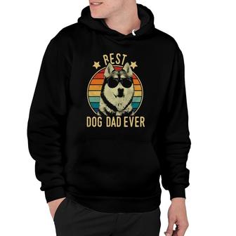 Best Dog Dad Ever Siberian Husky Fathers Day Gift Hoodie - Seseable