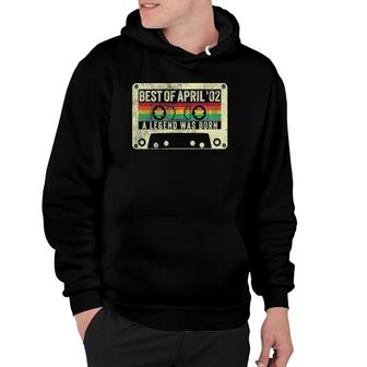 Best Of April 2002 19Th Birthday Gift 19 Years Old Born Hoodie - Seseable