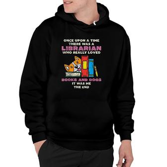 Books And Dogs Pet Lover Hoodie - Monsterry