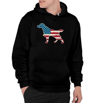 Brittany 4Th Of July Men Women Usa American Flag Dog Lover Hoodie