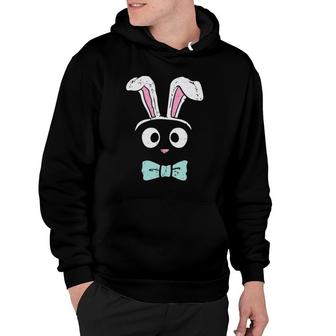 Bunny Rabbit Face Cute Easter Costume Boys Girls Gift Hoodie | Mazezy