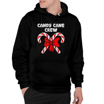Candy Cane Crew Christmas Sweets Family Matching Costume Hoodie - Seseable