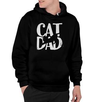 Cat Dad Christmas Gift Best Cat Dad Ever Christmas Hoodie - Seseable