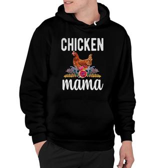 Chicken Mama Chicken Farmer Proud Chicken Momma Hoodie - Thegiftio UK