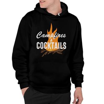 Chill Campfires And Cockails Relax Camping Life New Hoodie - Seseable