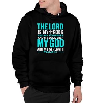 Christian Bible Verse Quote Jesus Christ Psalm 182 Hoodie - Seseable