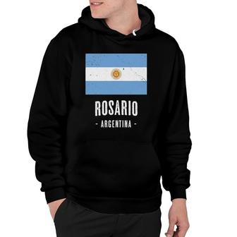 City Of Rosario Argentina Argentinian Flag Merch Hoodie | Mazezy