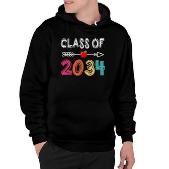 Class Of 2034 Pre K Graduate Preschool Graduation Hoodie - Seseable