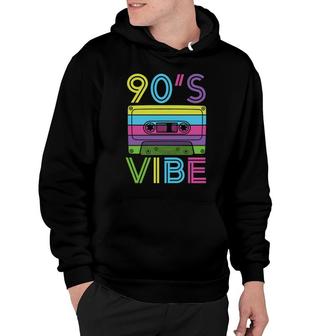 Colorful 90S Vibe Mixtape Music The 80S 90S Styles Hoodie - Seseable
